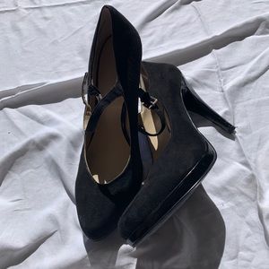 Nine West Black 3 1/3 heels